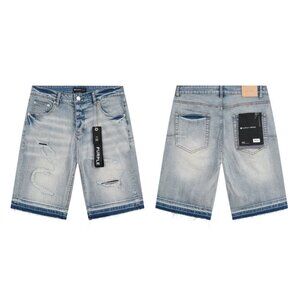 Men's Blue Denim Shorts